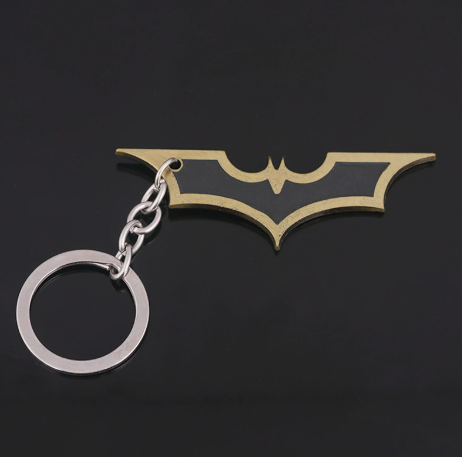 Batman And Superman Logo Metal Keychains