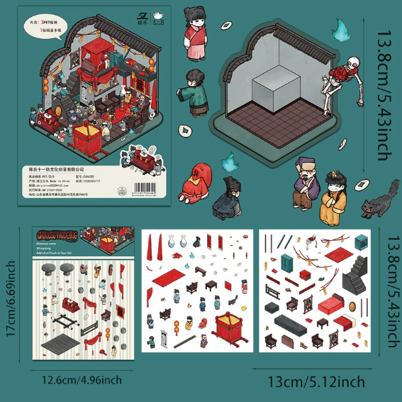 DIY Cabin Stickers [Assemble To Your Liking] !!