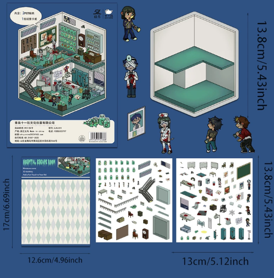DIY Cabin Stickers [Assemble To Your Liking] !!