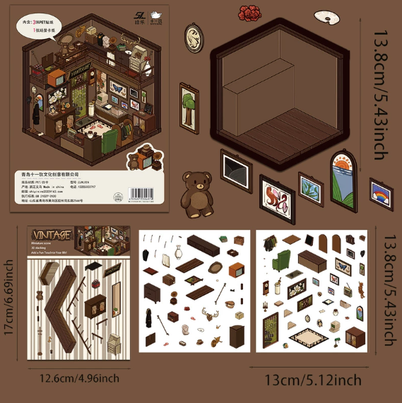 DIY Cabin Stickers [Assemble To Your Liking] !!