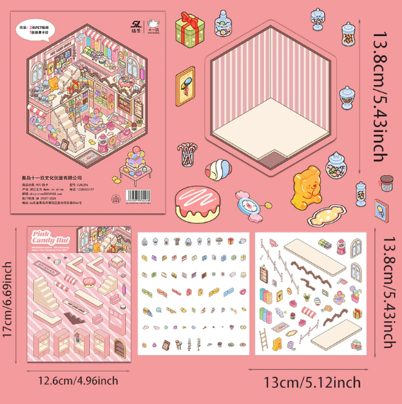 DIY Cabin Stickers [Assemble To Your Liking] !!