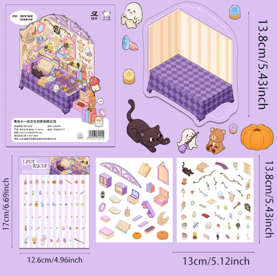 DIY Cabin Stickers [Assemble To Your Liking] !!