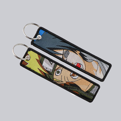 Naruto Embroidery Keychains