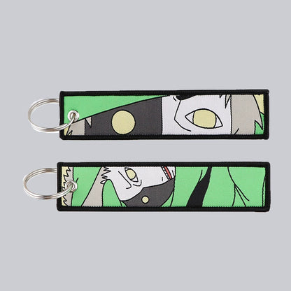 Naruto Embroidery Keychains