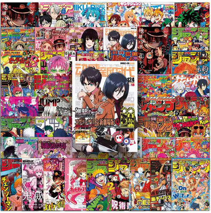 5 Random Anime Cover Stickers