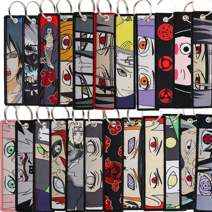 Naruto Embroidery Keychains