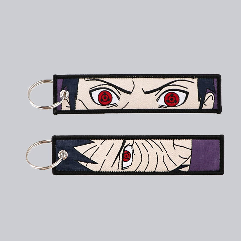 Naruto Embroidery Keychains