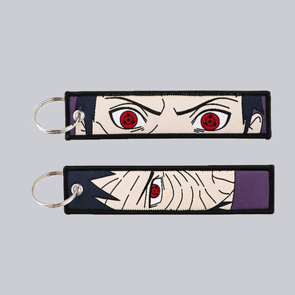 Naruto Embroidery Keychains