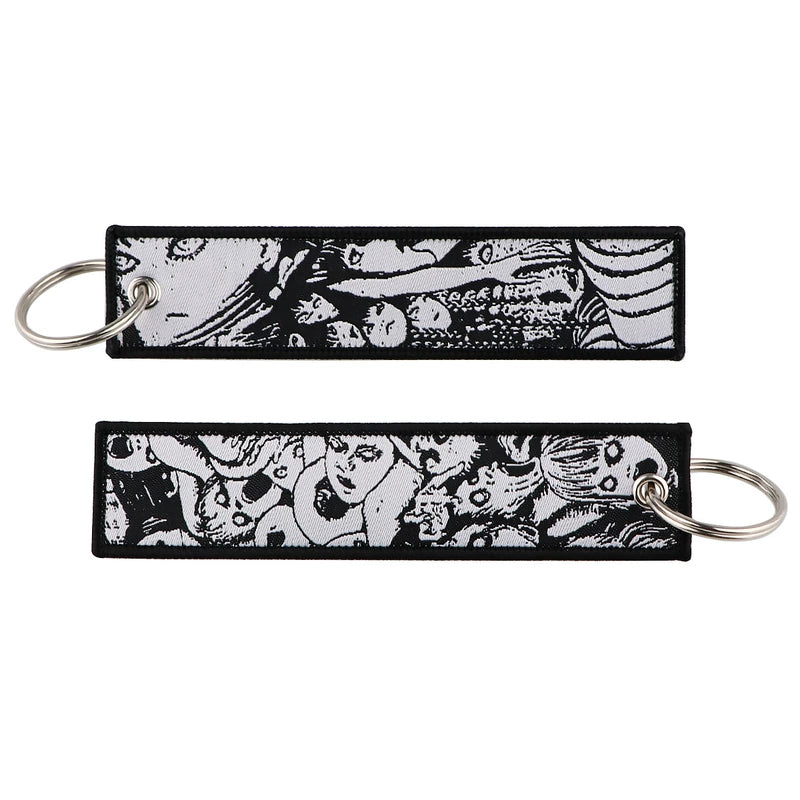 Uzumaki Embroidery Keychains