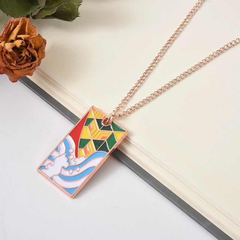 Demon Slayer Enamel Necklace