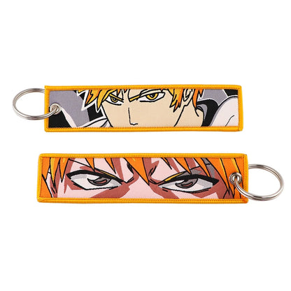 Bleach Embroidery Keychains
