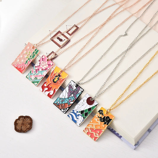Demon Slayer Enamel Necklace