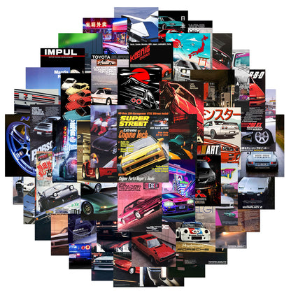 5 Random Car JDM stickers