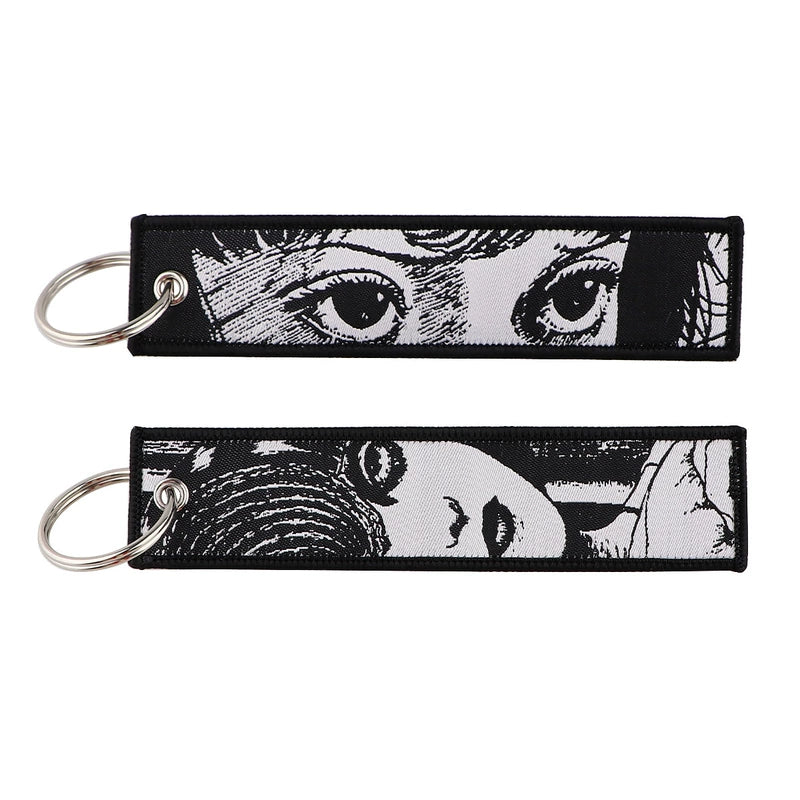 Uzumaki Embroidery Keychains