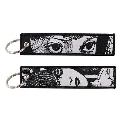 Uzumaki Embroidery Keychains