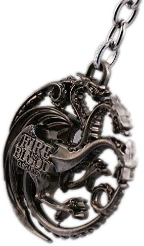 The House Of The Dragons Emblem Metal Keychain