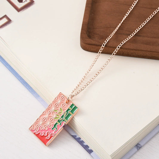 Demon Slayer Enamel Necklace