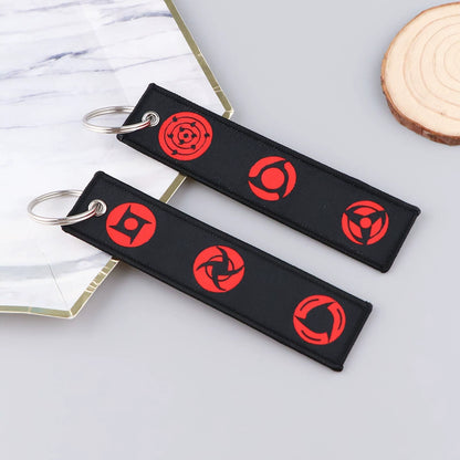 Naruto Embroidery Keychains