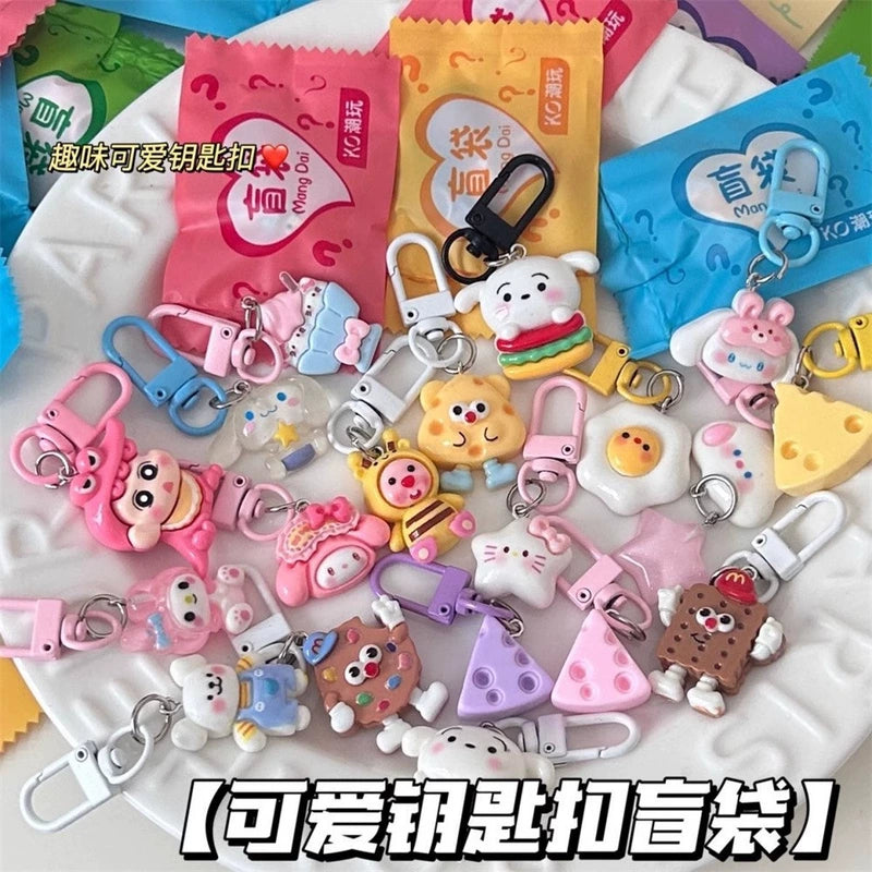 2 Randomized Cute Charm Keychains