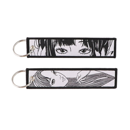 Uzumaki Embroidery Keychains