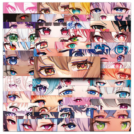 5 Random Waifu Eye Stickers