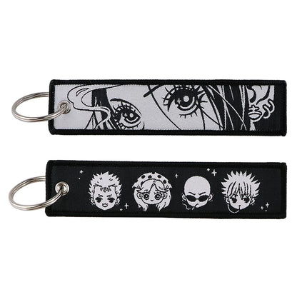 Uzumaki Embroidery Keychains