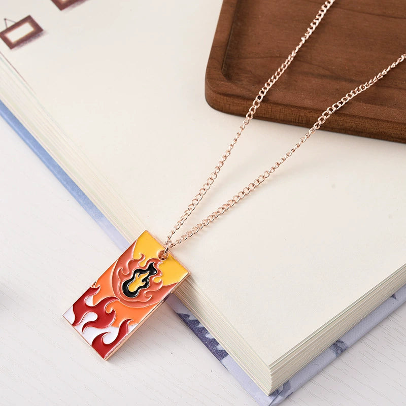 Demon Slayer Enamel Necklace