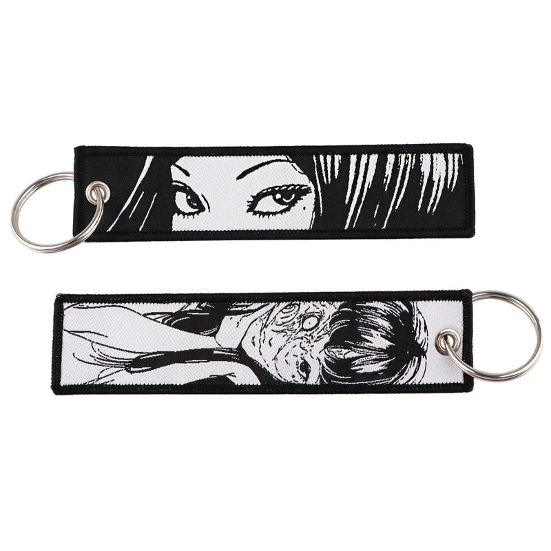Uzumaki Embroidery Keychains