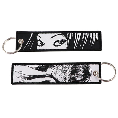 Uzumaki Embroidery Keychains