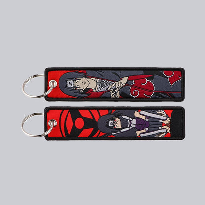 Naruto Embroidery Keychains