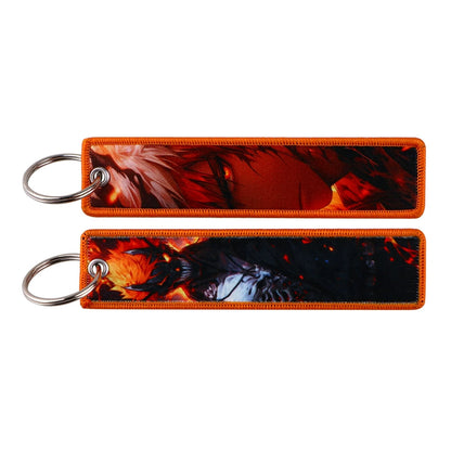 Bleach Embroidery Keychains