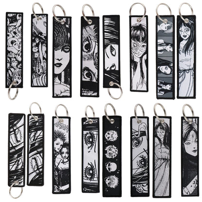 Uzumaki Embroidery Keychains