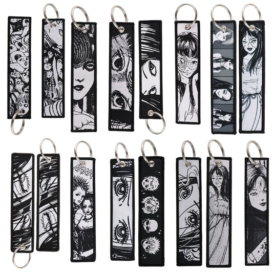 Uzumaki Embroidery Keychains