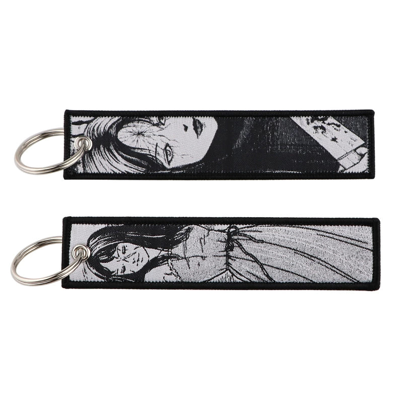 Uzumaki Embroidery Keychains