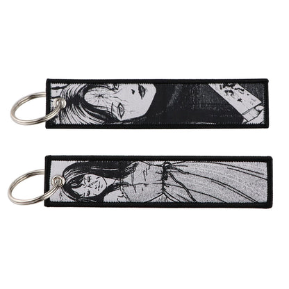 Uzumaki Embroidery Keychains