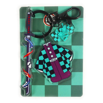 Demon Slayer Acrylic Hiyori Keychains