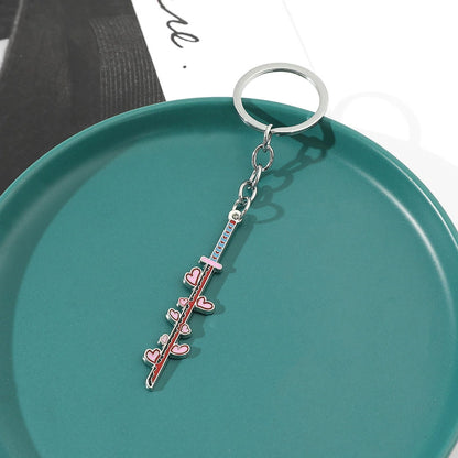 Demon Slayer Effect Katana Metal Keychains