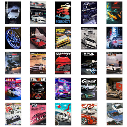 5 Random Car JDM stickers