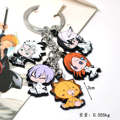 Bleach Enamel Keychains