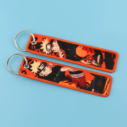 Naruto Embroidery Keychains