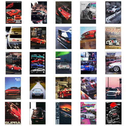 5 Random Car JDM stickers