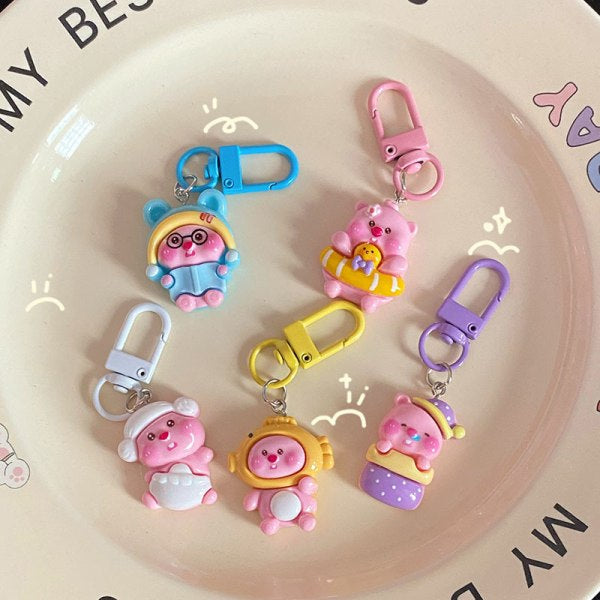 2 Randomized Cute Charm Keychains