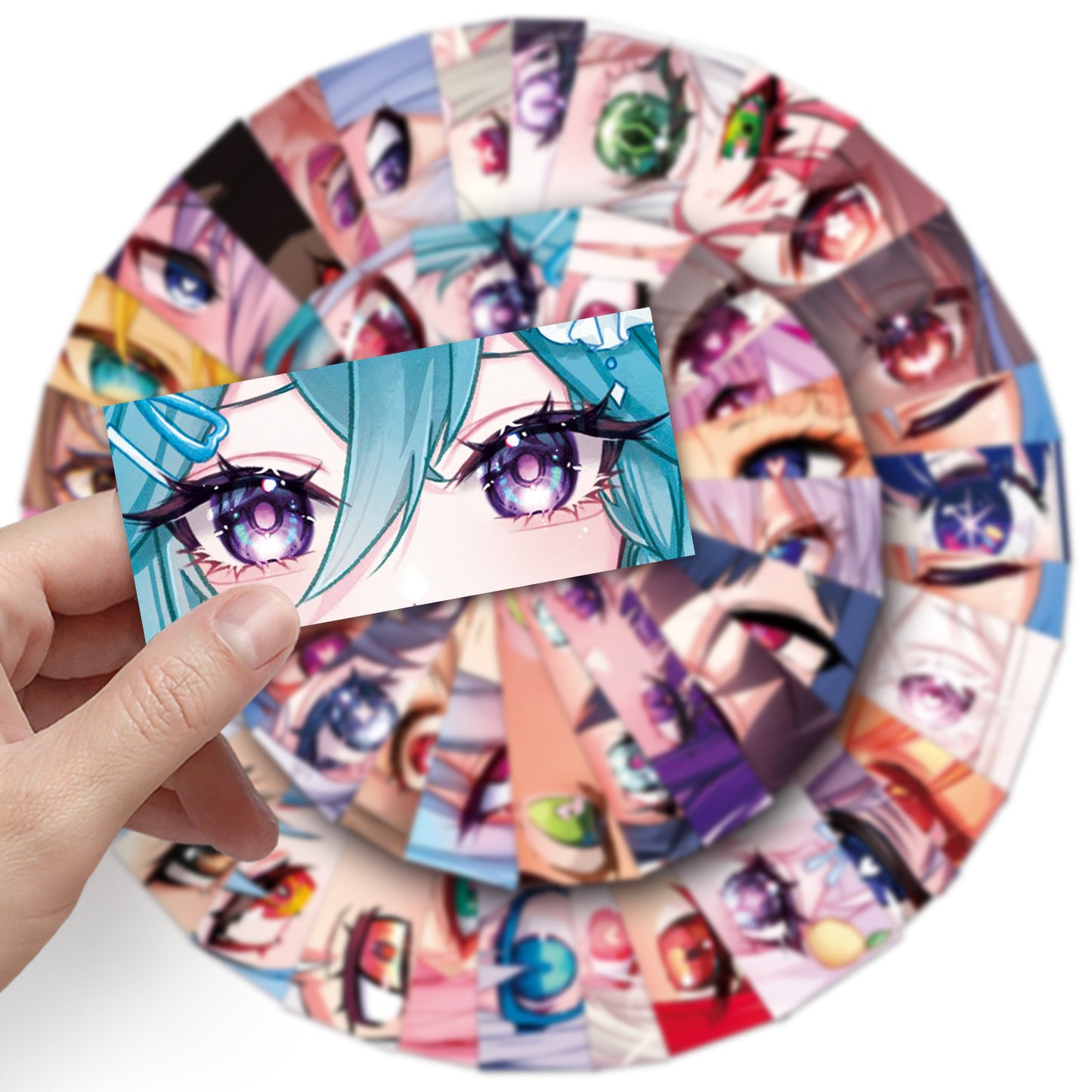 5 Random Waifu Eye Stickers
