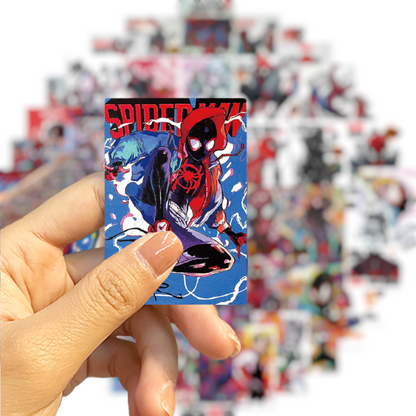 5 Random Spiderman Cover Stickers