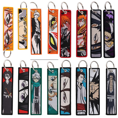 Bleach Embroidery Keychains