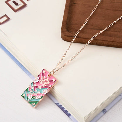 Demon Slayer Enamel Necklace