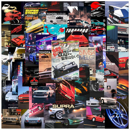 5 Random Car JDM stickers