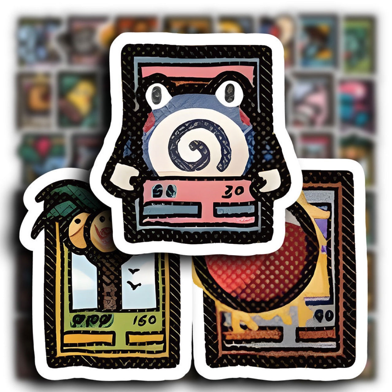 5 Random Pokemon Minimalist Stickers