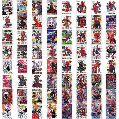 5 Random Spiderman Cover Stickers