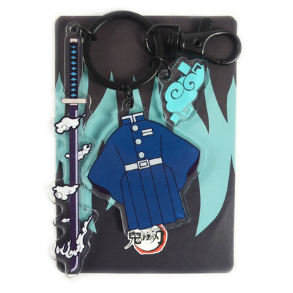 Demon Slayer Acrylic Hiyori Keychains